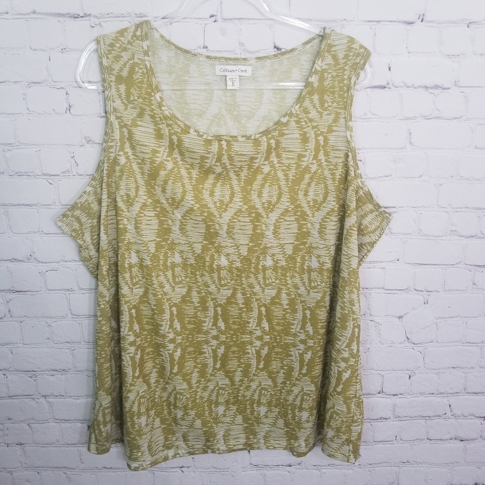 Coldwater Creek  sleeveless top plus size 3X